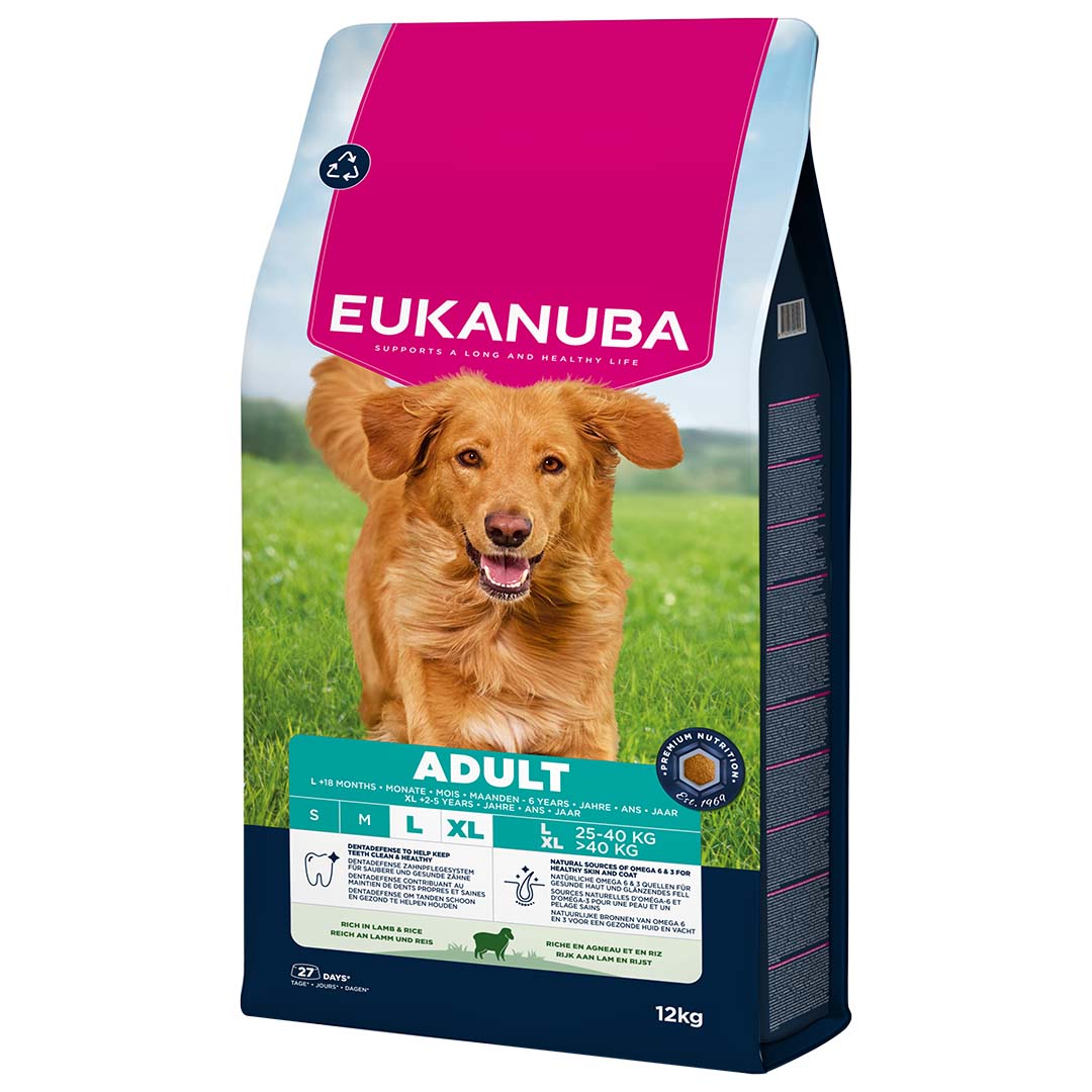 Euk dog adult large breed lamb&rice - <Product shot>