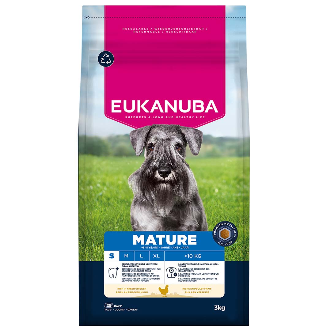 Euk dog mature small breed chicken - Facing