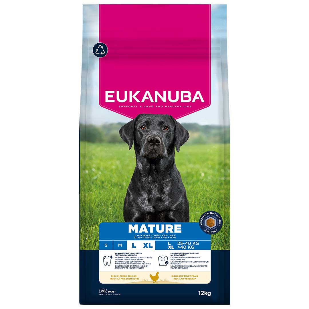 Euk dog mature large breed chicken - Facing