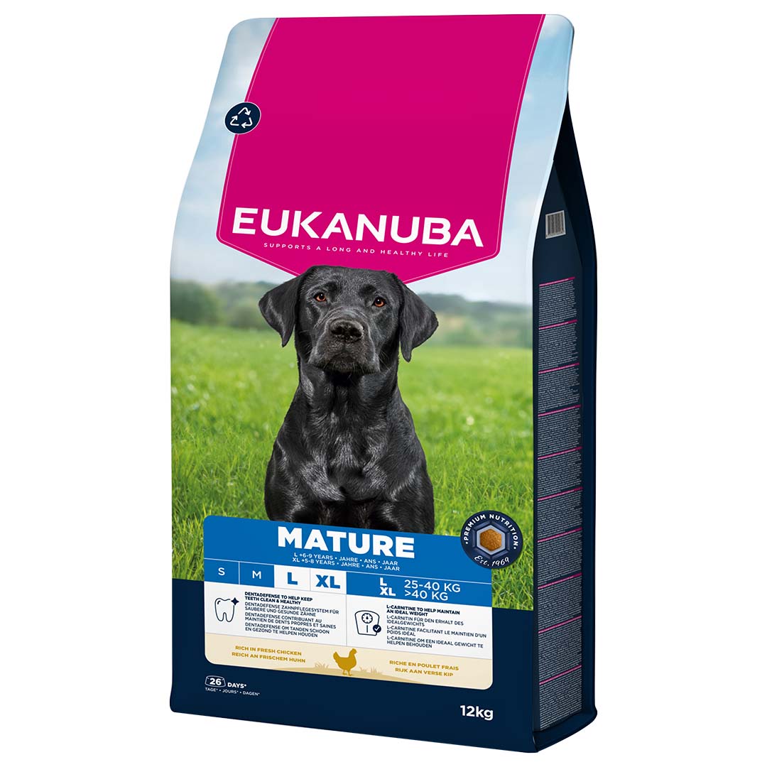 Euk dog mature large breed chicken - Product shot