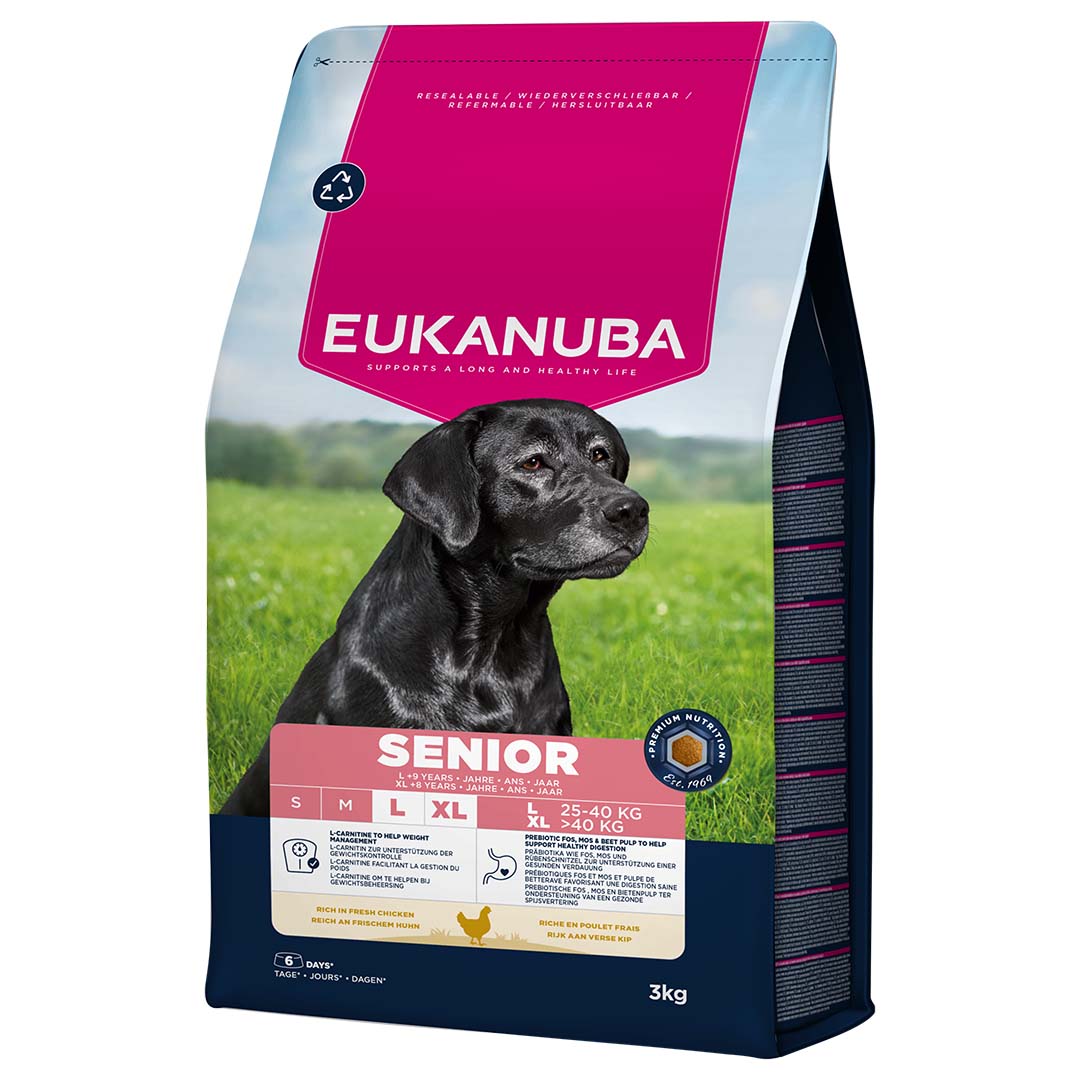 Euk dog senior large breed chicken - <Product shot>