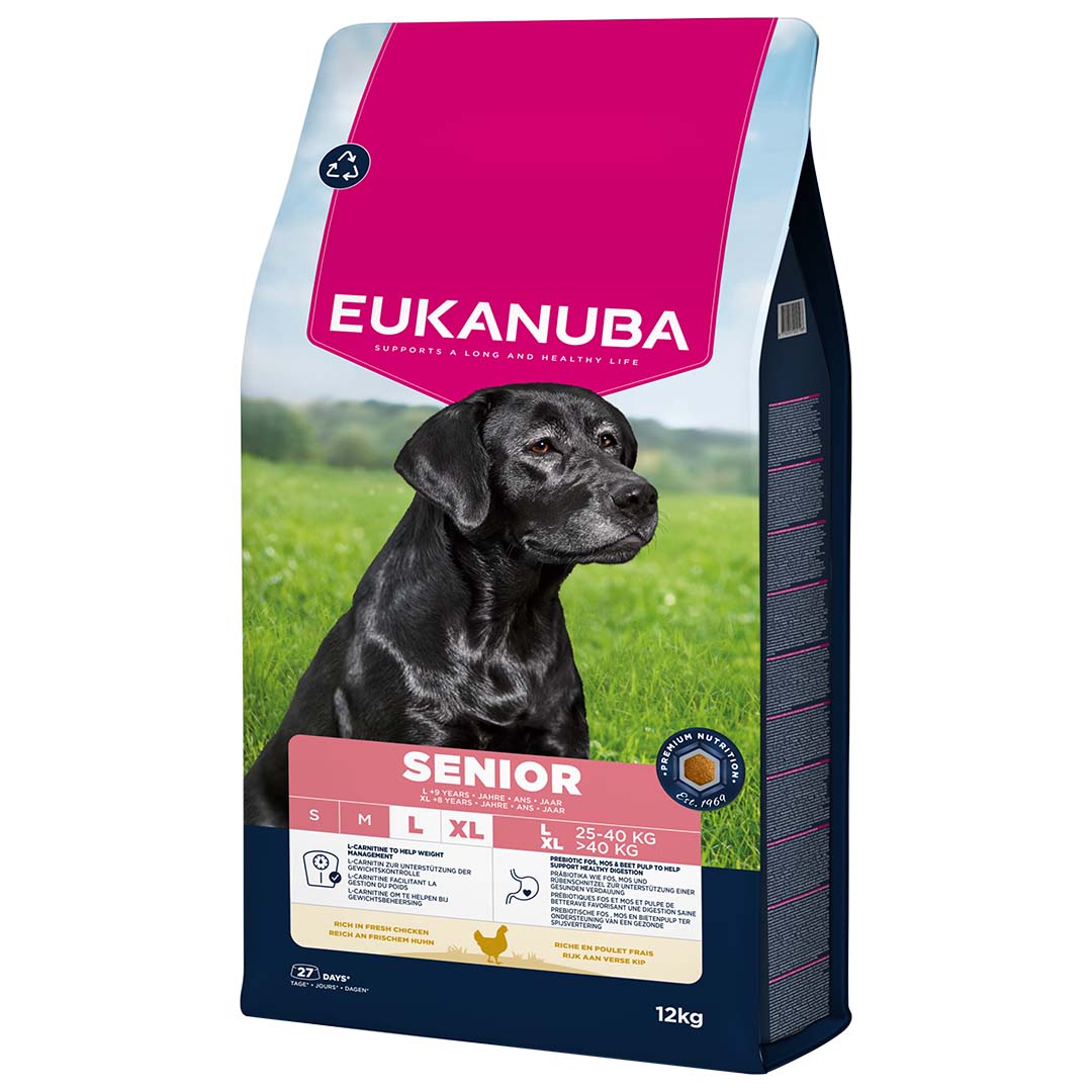 Euk dog senior large breed chicken - <Product shot>