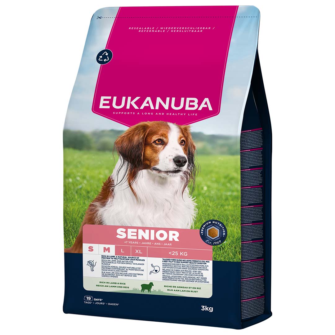Euk dog senior small&medium breed lamb&rice - <Product shot>