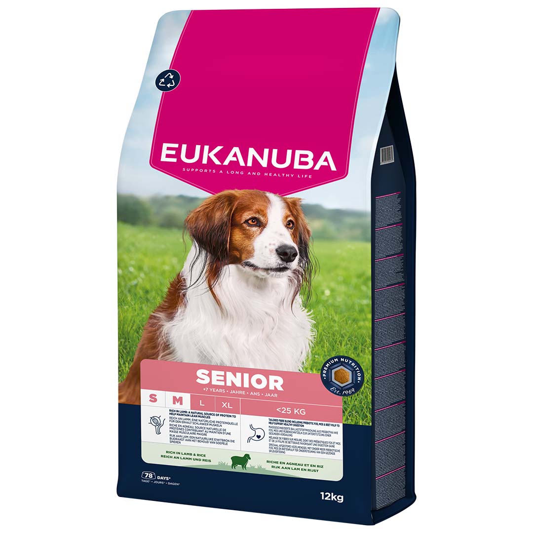 Euk dog senior small&medium breed lamb&rice - <Product shot>
