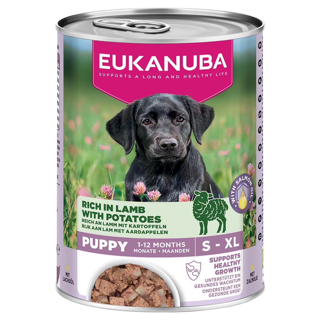 EUK dog wet puppy lamb - Product shot