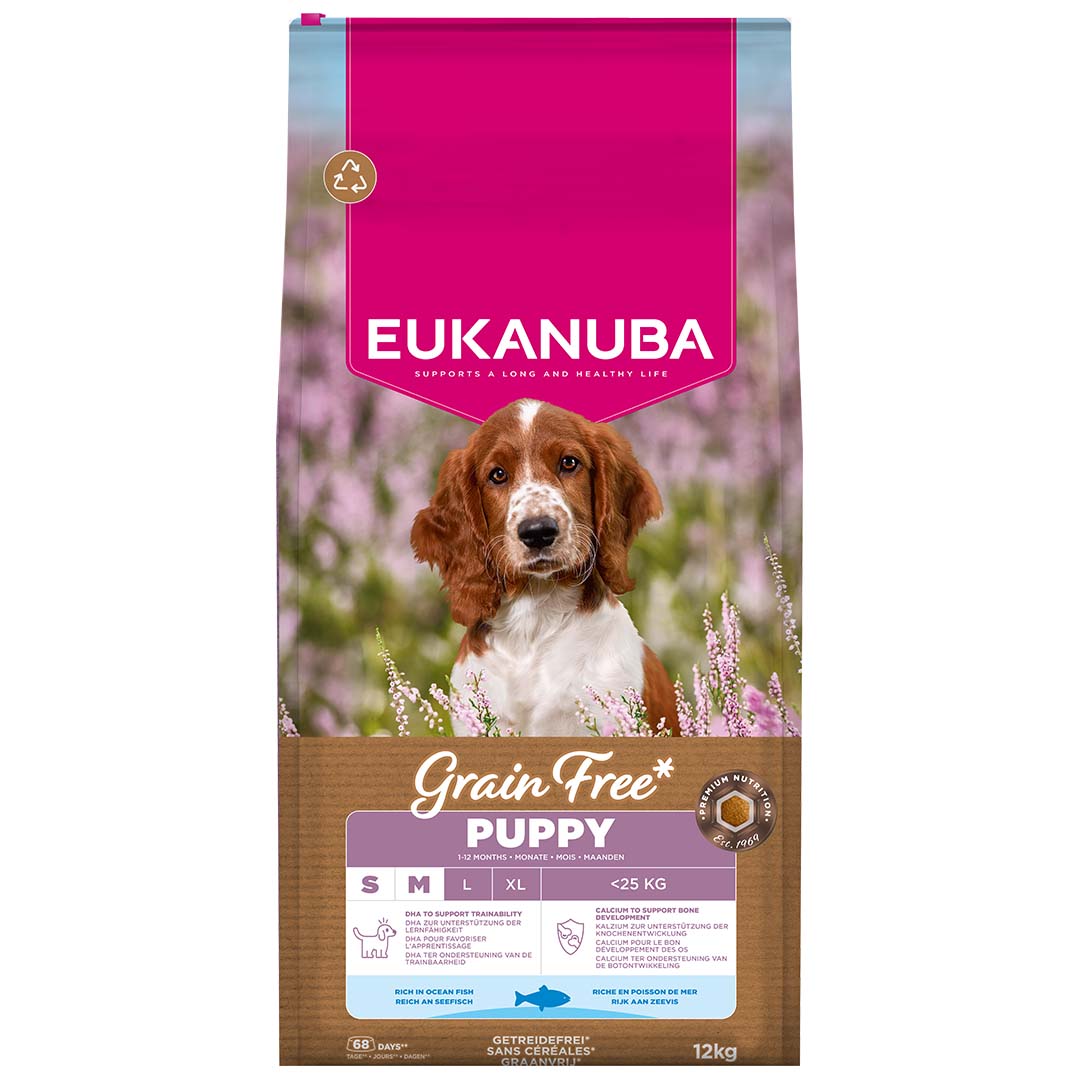 Euk Grainfree Ocean Fish Puppy S/M breed - <Product shot>