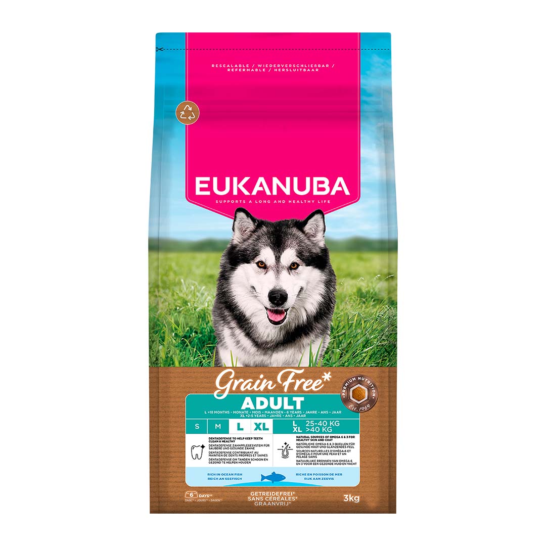 Euk Grainfree Ocean Fish Adult Large Breed - <Product shot>