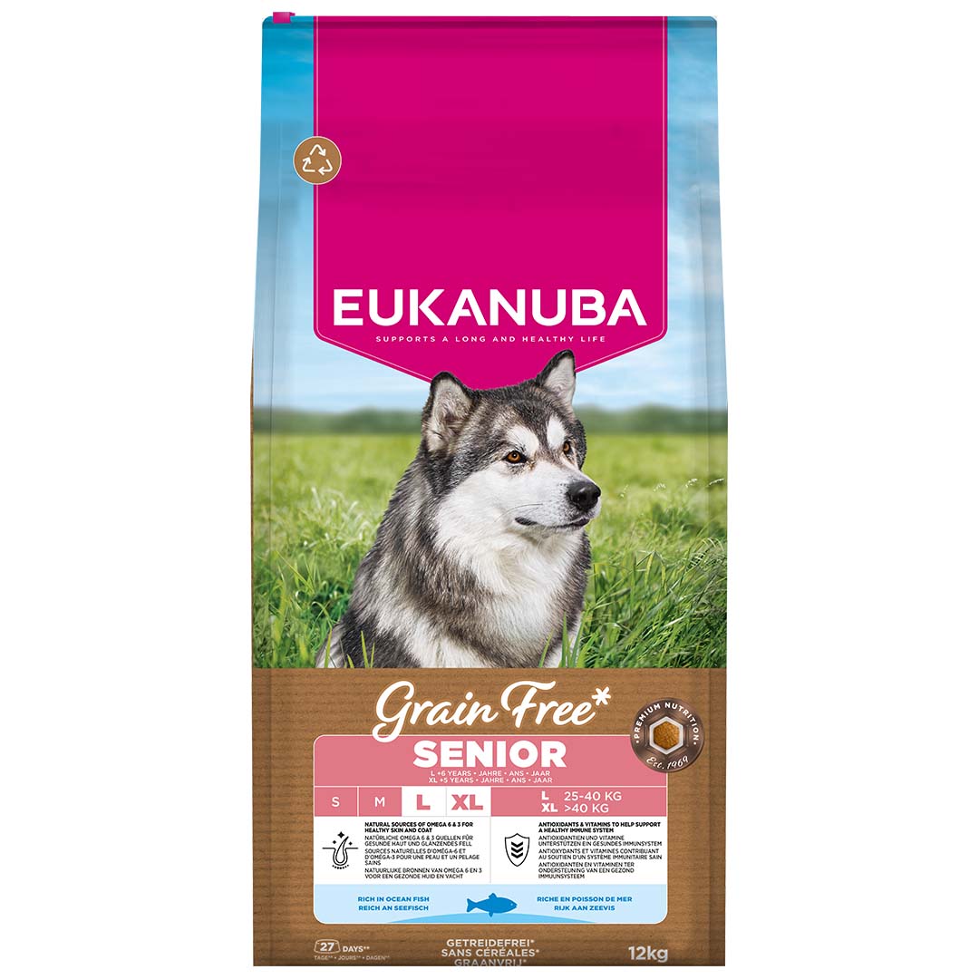 Euk Grainfree Ocean Fish Senior L breed - Product shot