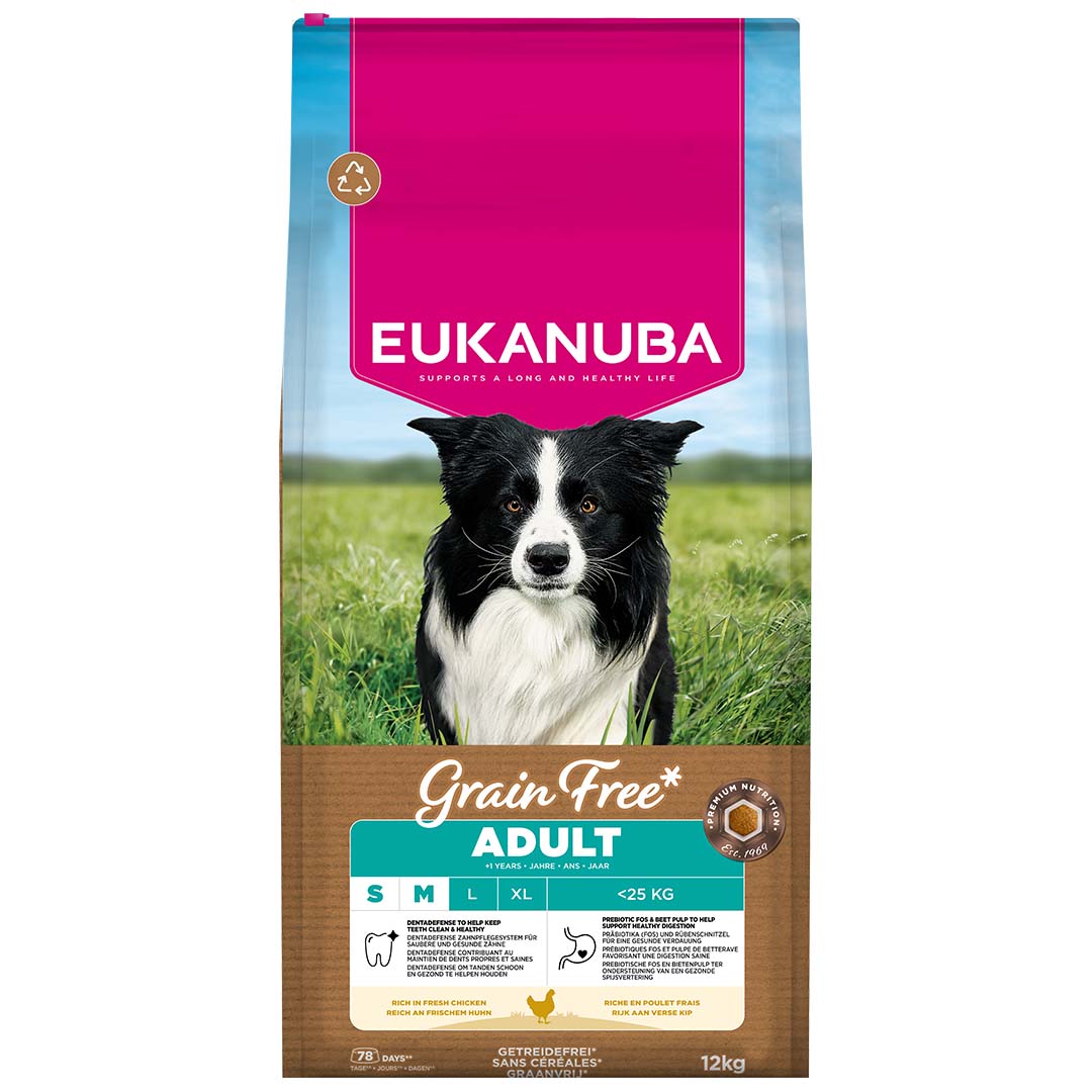 Euk Grainfree Chicken Adult S/M breed - Product shot