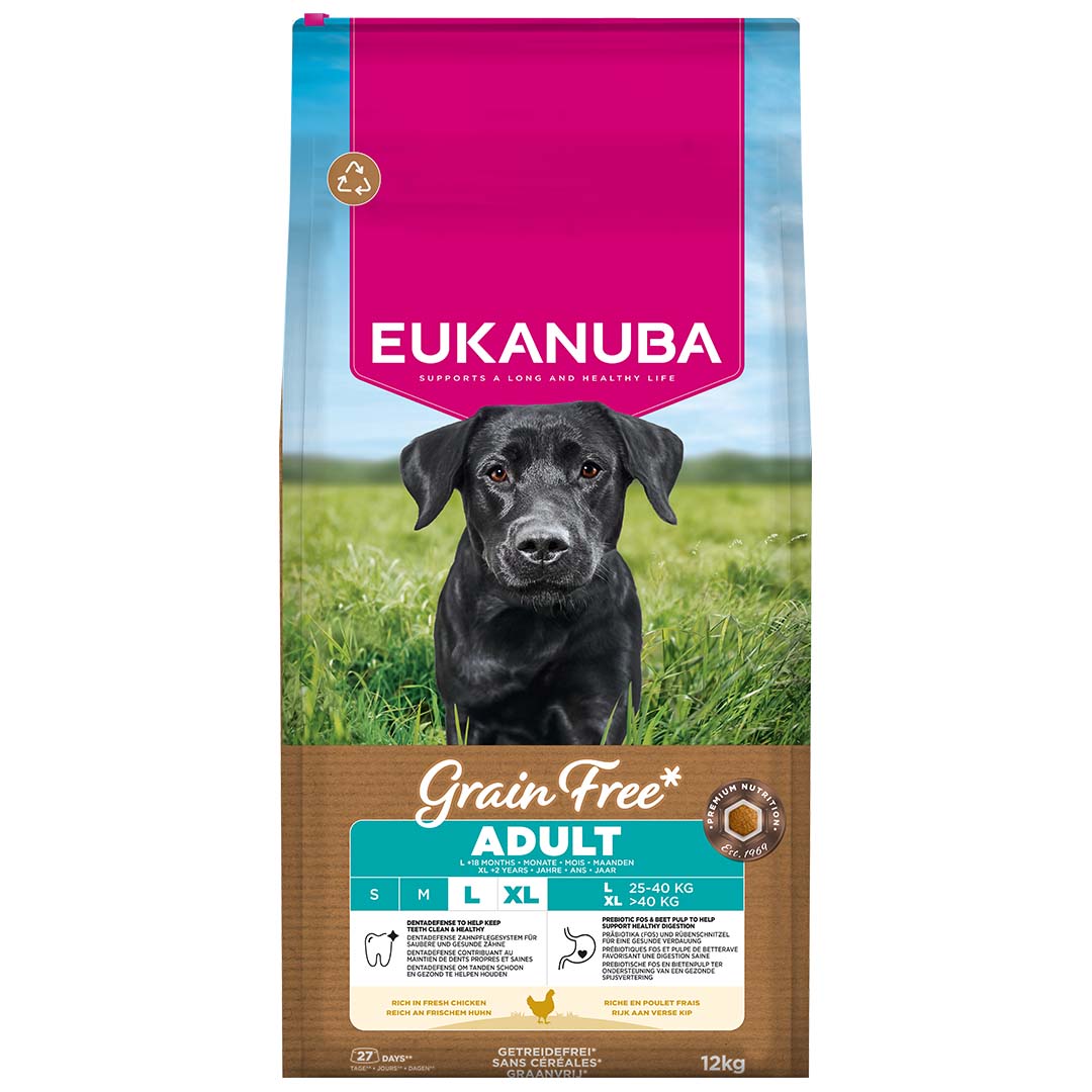 Euk Grainfree Chicken Adult L breed - Product shot