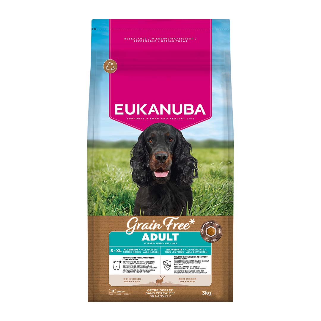 Euk Grainfree Venado Adulto Todas Las Razas - <Product shot>