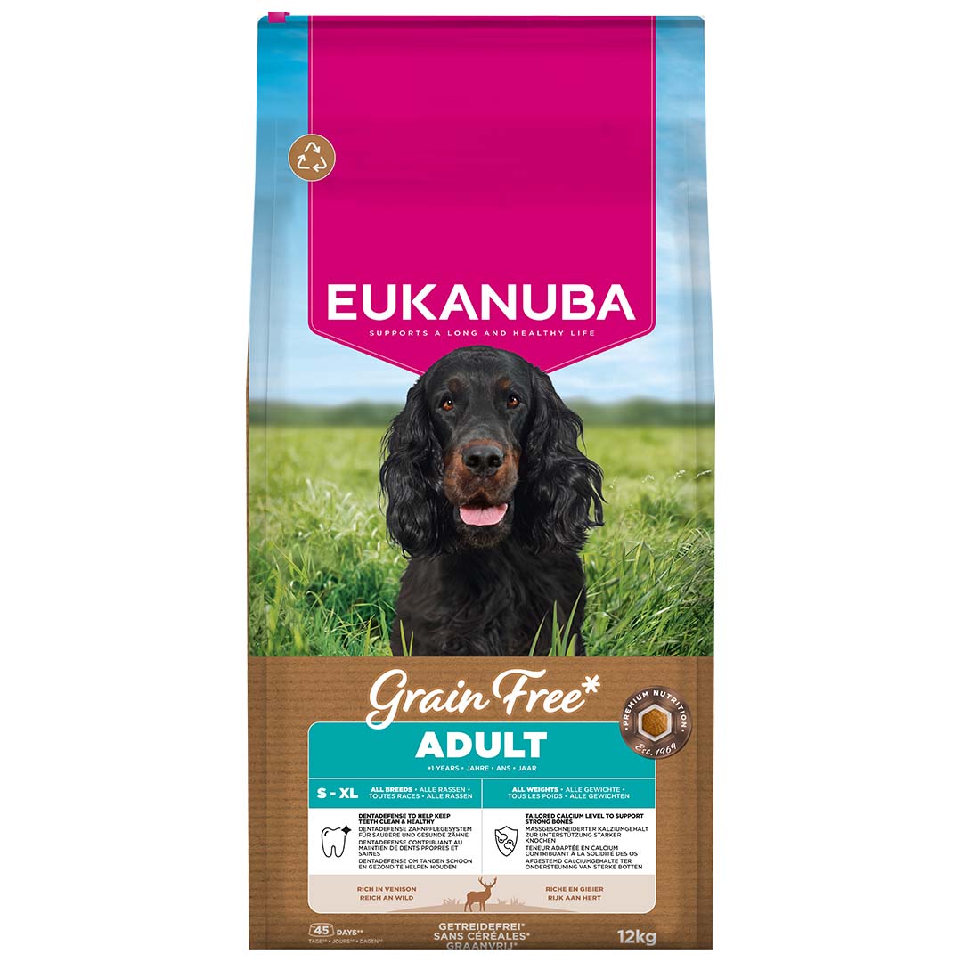 Euk Grainfree Venado Adulto Todas Las Razas - <Product shot>