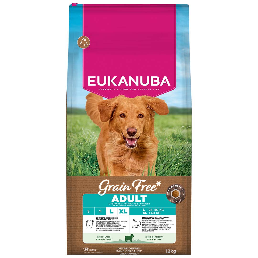 Euk Grainfree Lamb Adult L breed - Product shot