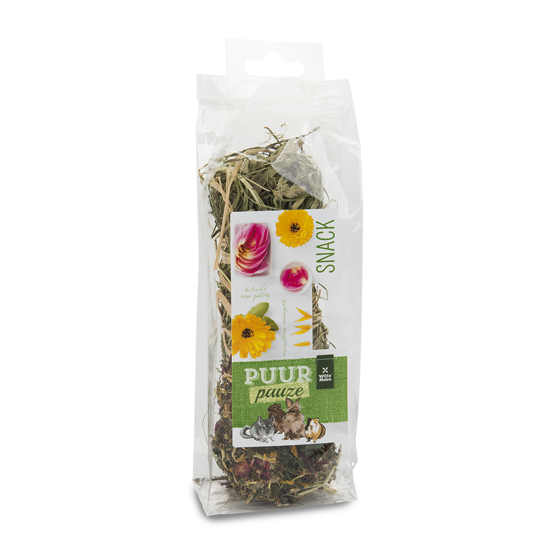 Puur pauze hay stick marigold & rose petals - Product shot