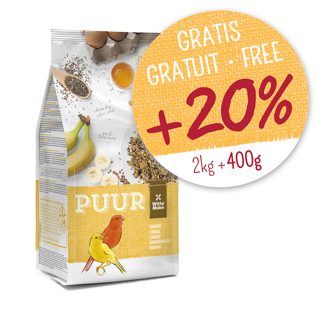 Puur kanarie +20% - Product shot