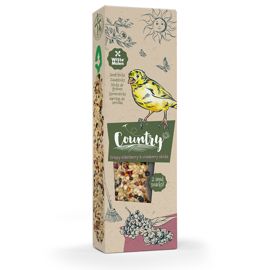 Country seed sticks canary elder- & cranberry - Verpakkingsbeeld
