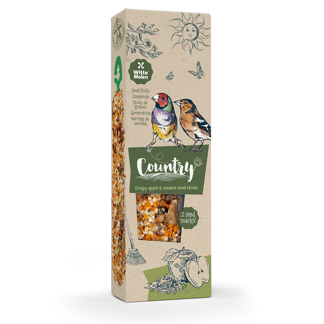Country seed sticks finch apple & sesame seed - Product shot