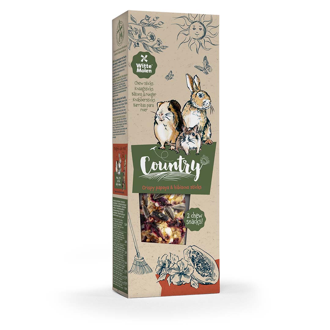 Country Knabbersticks Papaya & Hibiskus - Product shot