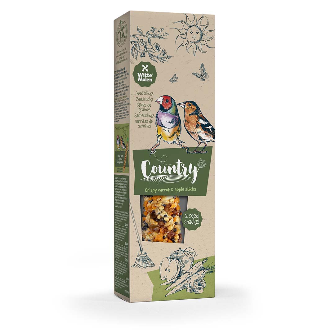Country zaadsticks vink wortel & appel - Product shot