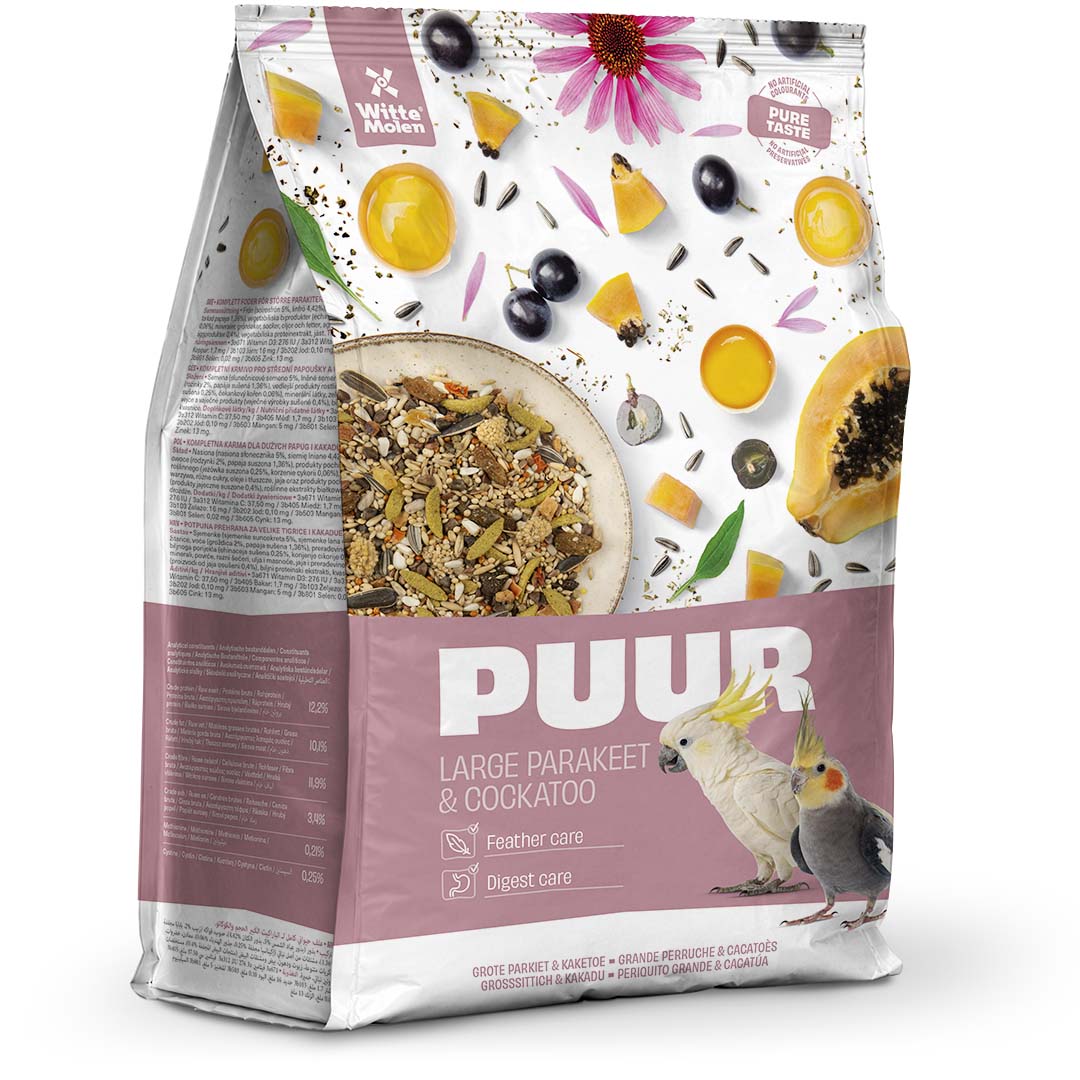 PUUR Grote parkiet & kaketoe - <Product shot>