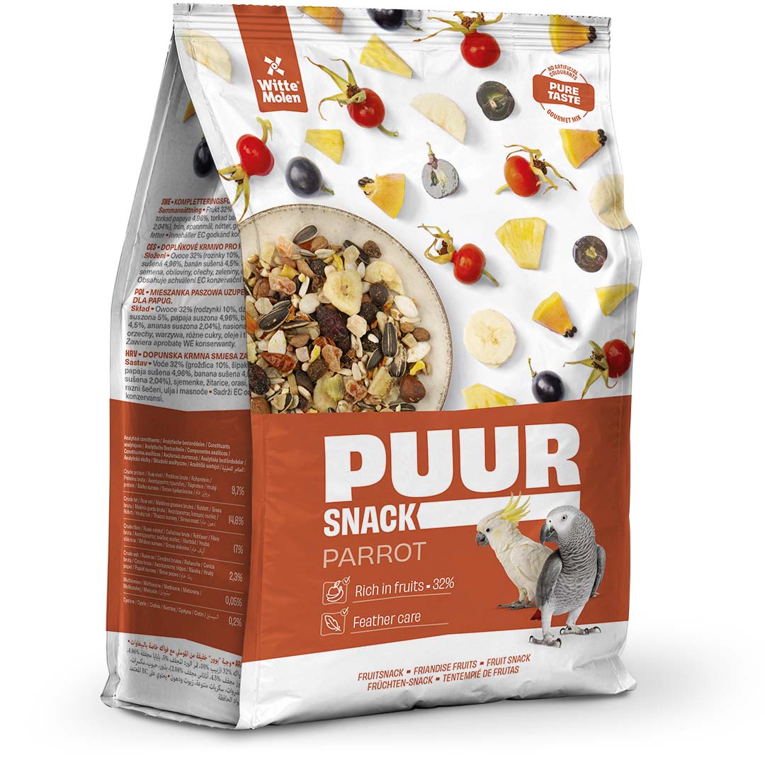 PUUR Snack muesli papegaai fruit - Product shot