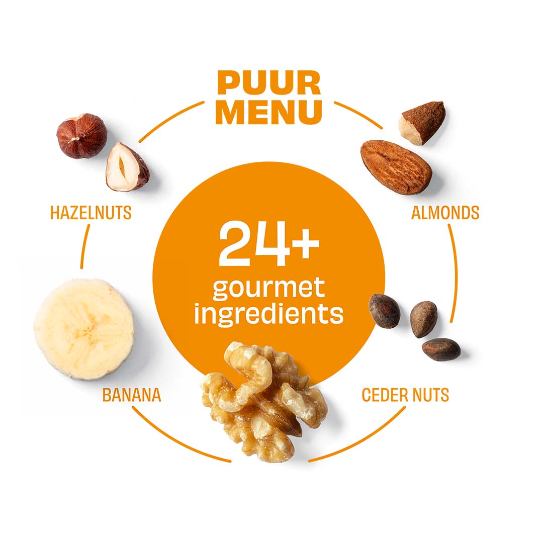 PUUR Snack muesli papegaai noten - Detail 1