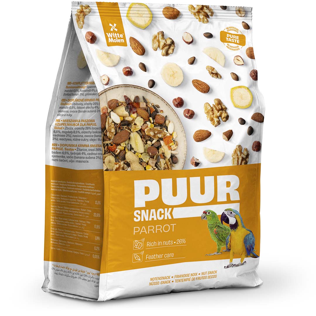 PUUR Snack muesli papegaai noten - Product shot