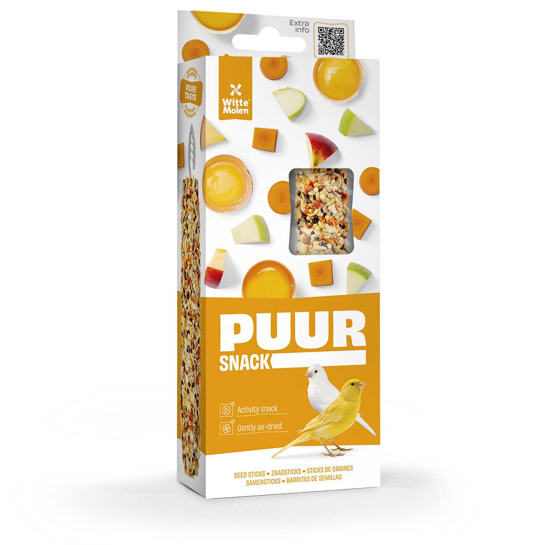 PUUR Sticks kanarie appel & wortel - Product shot