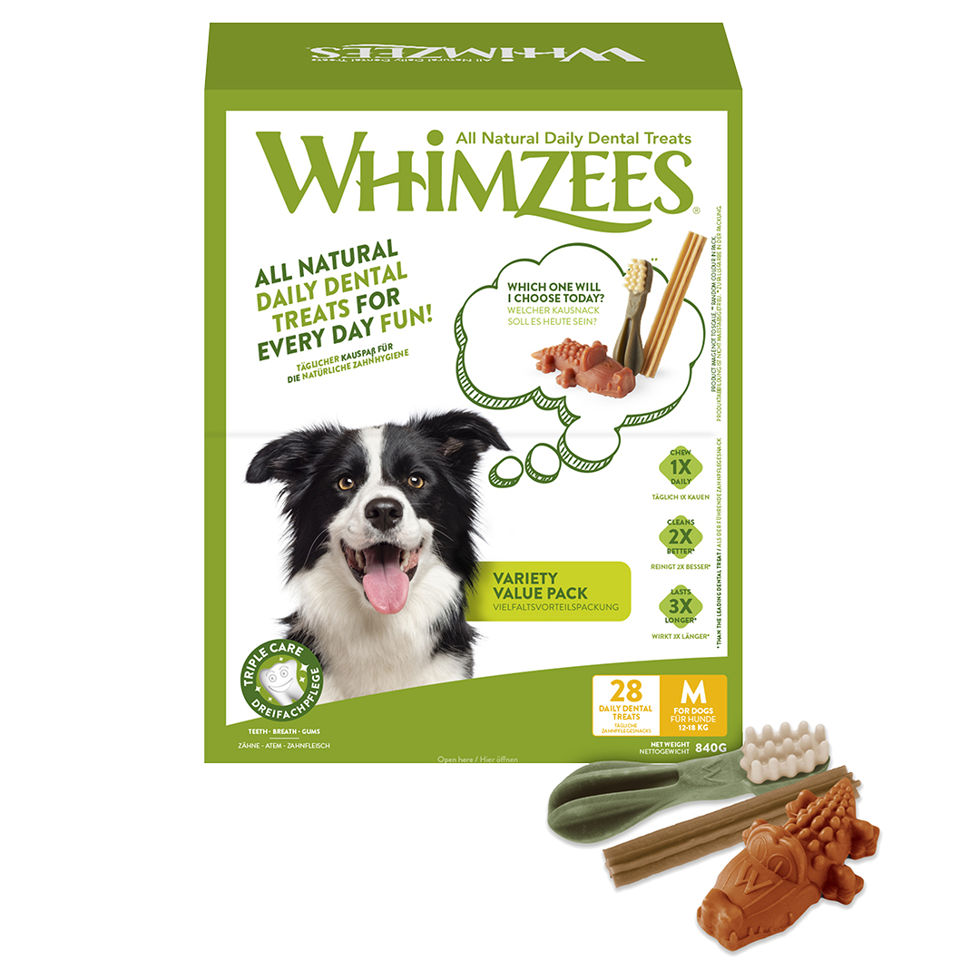 Whimzees variety box - Verpakkingsbeeld