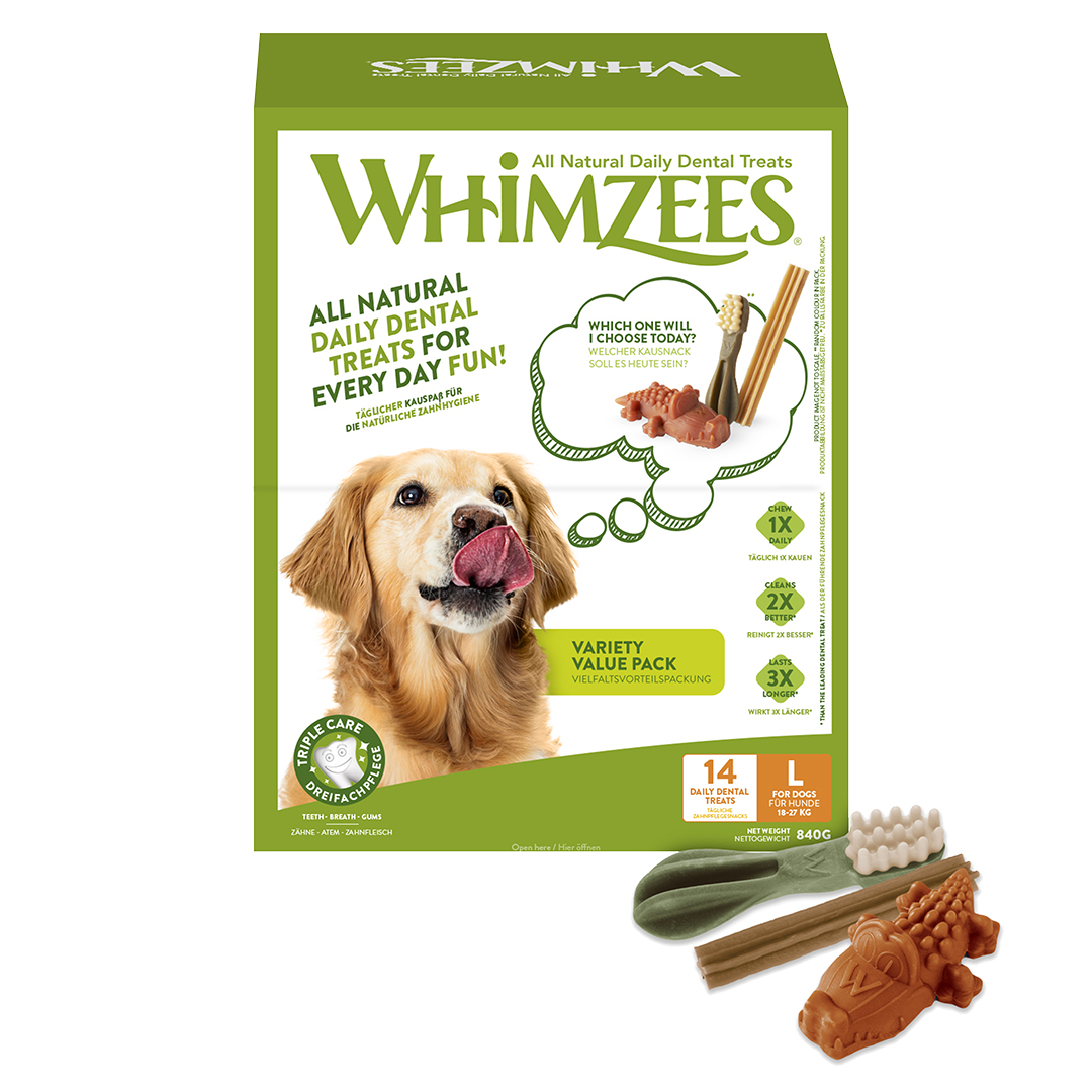 Whimzees variety box - <Product shot>