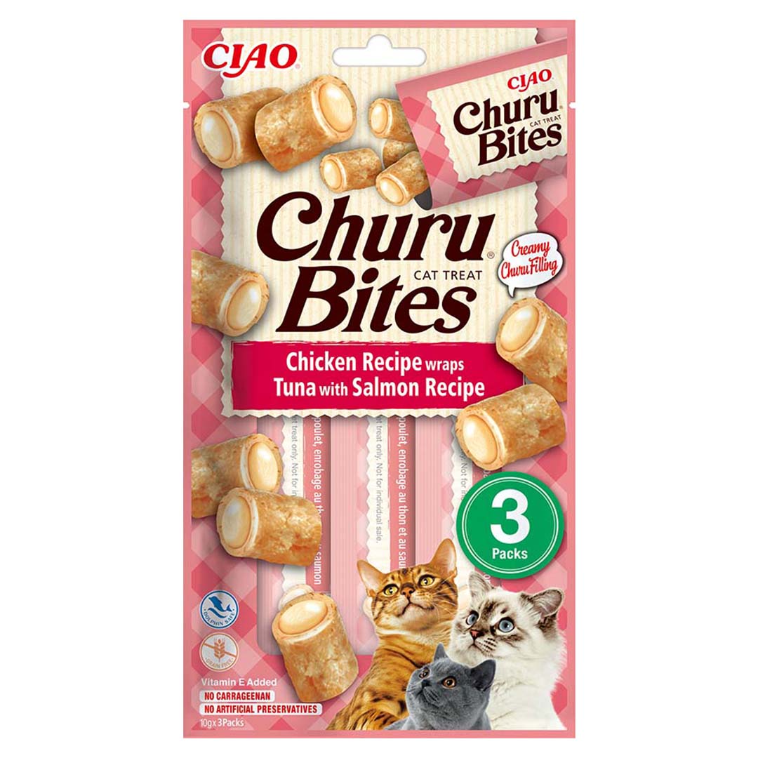 CIAO Churu Bites wrap kip&tonijn&zalm - Product shot