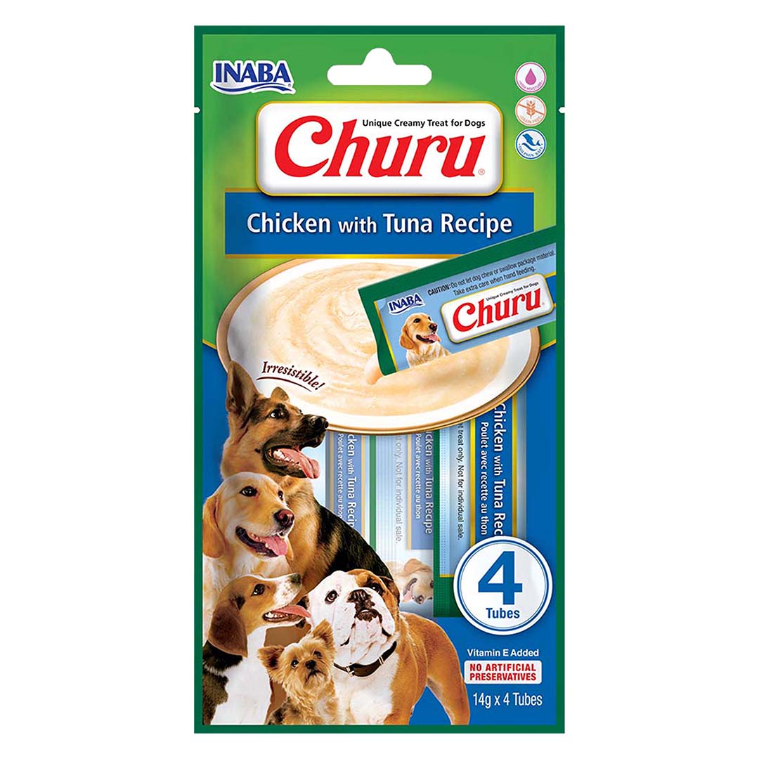Hond Churu kip&tonijn - Product shot