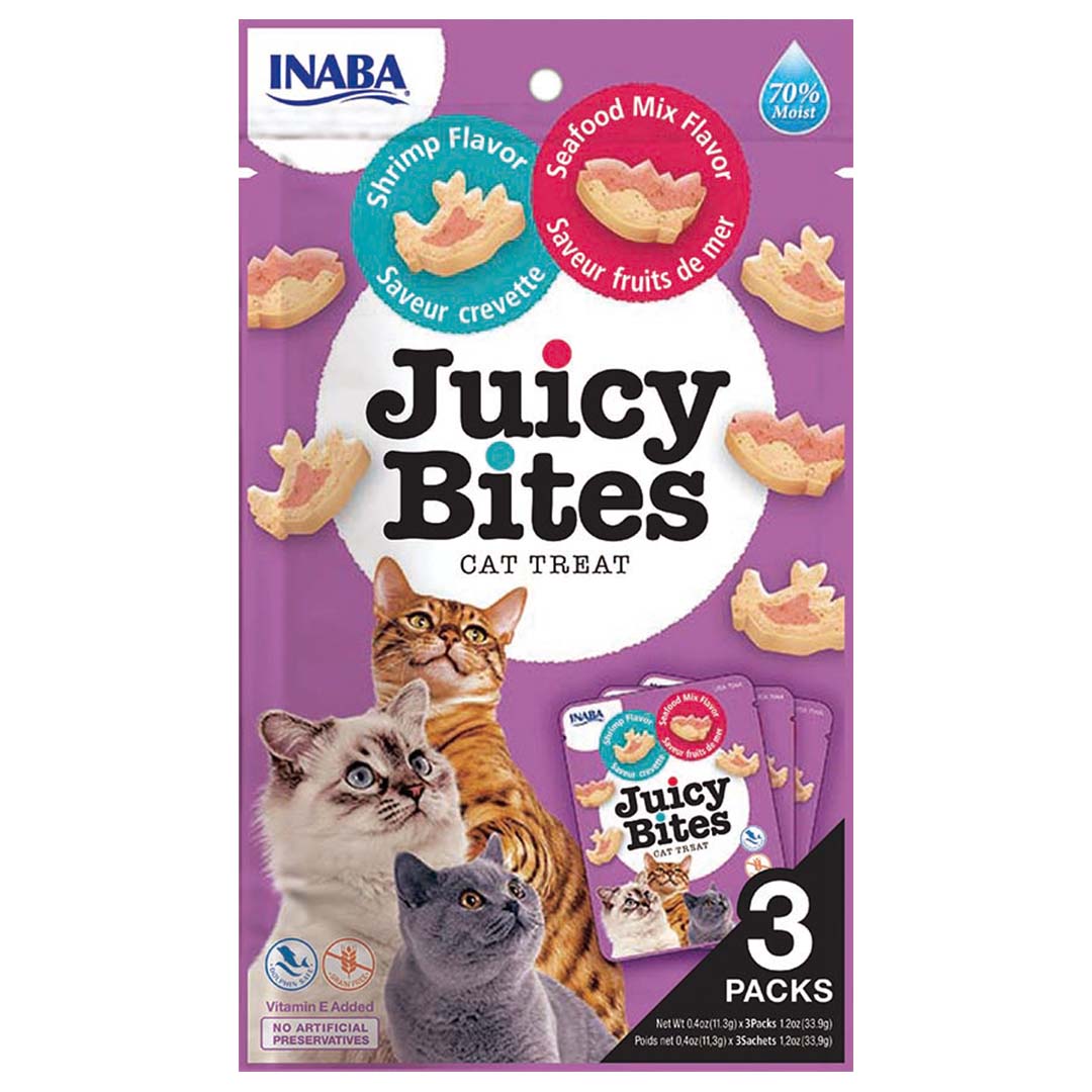 CIAO Juicy Bites garnaal&zeevruchten smaak - Product shot